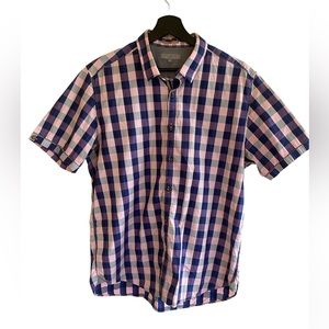 Ted Baker London Shirt Sleeved Shirt Size 5 (XL)